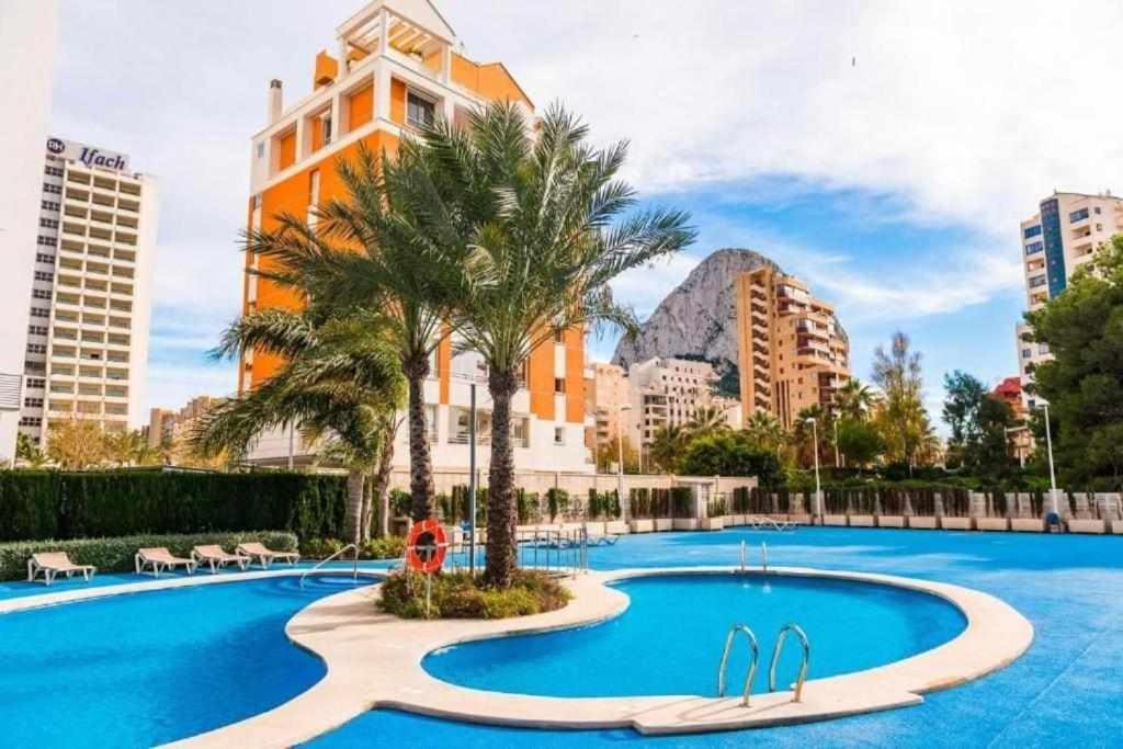 Apartment With Sea View Pool & Private Parking Calpe Buitenkant foto